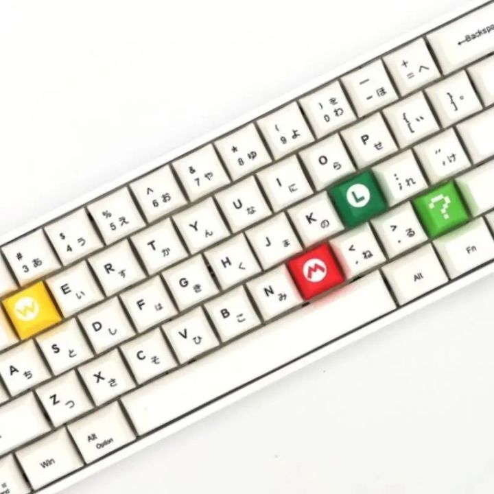 4 Pcs Set Oem Cherry Profile Keycaps Personality Pbt Sublimation Key 