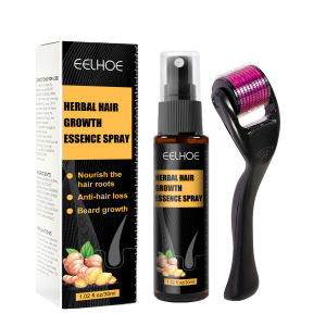 Eelhoe Tinh Chất Mọc Tóc Thuốc Bổ Điều Trị Rụng Tóc Điều Trị Rụng Tóc Serum Mọc Lại Tóc Dày Tóc Con Lăn Mọc Nhanh Râu Tóc Khô Xơ Ngăn Ngừa Tóc Bộ Dụng Cụ Tóc Dày Con Lăn Mát Xa Đầu Tinh Chất Dễ Mang Theo Cho Nam & Nữ (30Ml)