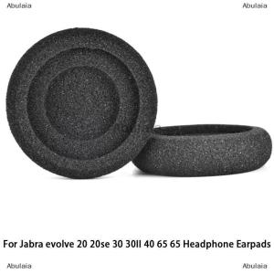 [COD] Abulaia อะไหล่แผ่นรองหูสำหรับ Jabra EVOLVE 20 20se 30 30II 40 65 65ที่ครอบหูฟังเมมโมรี่โฟมที่หุ้มหูฟังฟองน้ำแบบนุ่ม