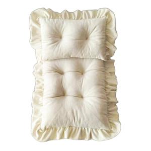 2 Piece Newborns Photography Pillow And Mattress Set Soft Cotton Baby Photo Props Reusable Studio Assist Tool