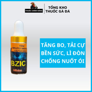 Lọ BZIC MEXICO Dùng Cho Gà Nòi Gà Tre - Nhỏ Liền Trực Tiếp - Loại 1cc và 3cc