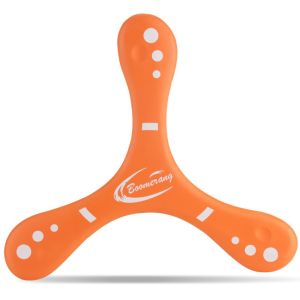 SIRENXI Giao hàng nhanh Đồ chơi Boomerang bay Ba Lá Hình chữ V Đồ chơi Trò chơi ném bắt Boomerang tương tác Ngoài trời Boomerang ba lá Quà Tặng trẻ em
