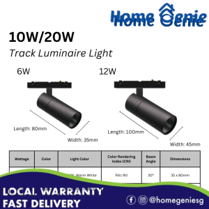 [SG Stock Installation Available] Ultra Slim Surface Magnetic Track Light System 48V Complete Set Plug & Play