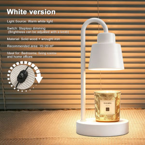 SHANBEN Mini wax lamp white light home bedroom decorative fragrance lamp 220V direct plug