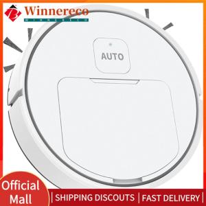 【winnereco】3-in-1 Robot Vacuum Cleaner USB Rechargeable 1000Pa Suction Wet Mopping Vacuum Cleaner Smart Navigation To Avoid Objects