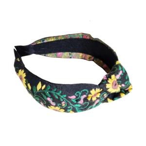 Rộng thắt nút headbands với đầy màu sắc hoa thêu hoàn hảo cho mùa xuân cắm trại và lễ hội tổ chức sự kiện dressingup