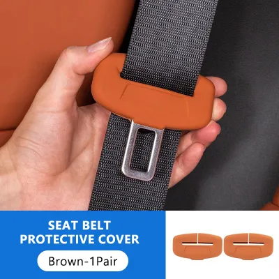 Semetal khóa dây an toàn xe hơi bảo vệ Bìa 2pcs Silicon mềm chống va chạm Pad Ghế thông dụng vành đai khóa bảo vệ Bìa