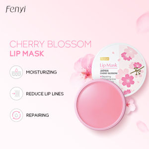 LAIKOU FENYI Japan Cherry Blossom Lip Mask Moisturizing Slough Off Dead Skin Smooth Lip Lines Lip Care 15g