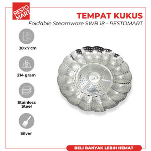 Foldable Steamware / Tempat Pengukus 18.5 cm RESTOMART Stainless (2615009)(F0)