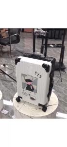 【LDIES】[Double Zipper&Scientific zoning]Luggage crash and scratch resistant cabin luggage with comic pattern dry wet separation 20/22/24/26/29 inch suitcase trolley case lightweight carry