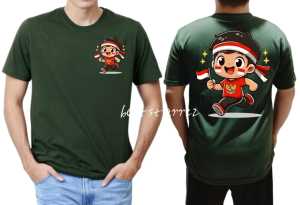 KAOS ATASAN PRIA GARUDA INDONESIA DEPAN BELAKANG PREMIUM DTF BERKUALITAS