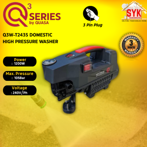 SYK Qseries Q3W-T2435 Domestic High Pressure Washer Induction Motor Car Washer Water Jet Mesin Cuci Kereta