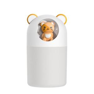 300ml Máy tạo độ ẩm cho thú cưng dễ thương với đầy màu sắc đèn khí quyển Máy tạo độ ẩm sương mù mát mẻ cho phòng trẻ em văn phòng gia đình phòng ngủ