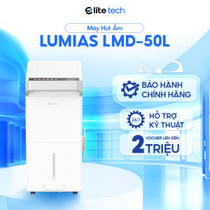 Máy Hút Ẩm Lumias LMD-50L | Hút Ẩm 50L/Ngày Điều Khiển Thông Minh Công Suất Lớn Phòng 120m²