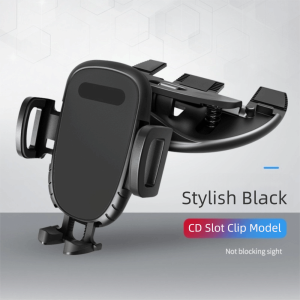TKC28 Flexible Rotation CD Slot Car Phone Holder 360 Degree Rotation Clip Car Mobile Phone Holder Mobile Phone Bracket Universal Car Mobile Phone Stand In Car