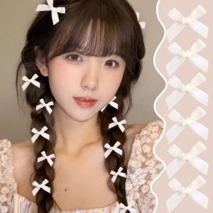 BUUXIAA 1PC มินิมินิ คลิปผมกุทัณฑ์ แฟรี่ หวานหวานแหววว กิ๊บติดผมโบว์ น่ารักน่ารักๆ ชุดคลุมศีรษะ กิ๊บติดผมริบบิ้น สาวๆ