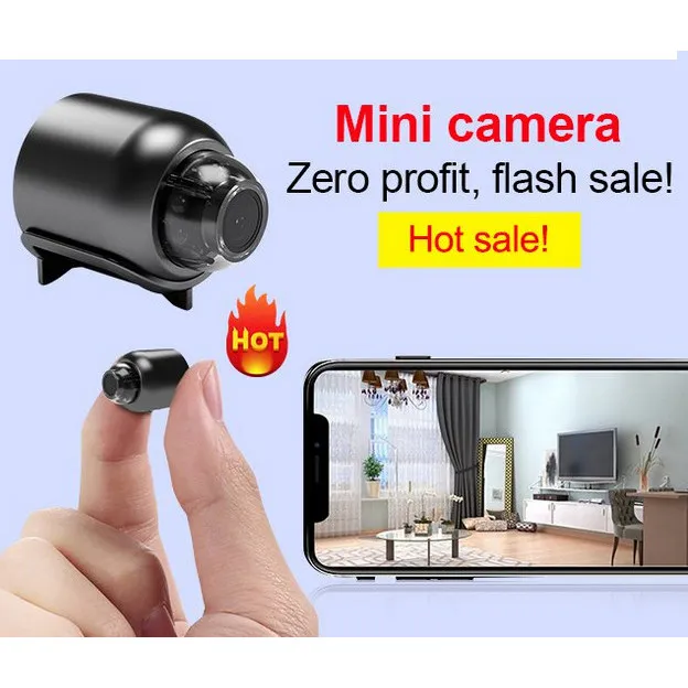only 3cm】cctv camera connect to cellphone wireless mini camera
