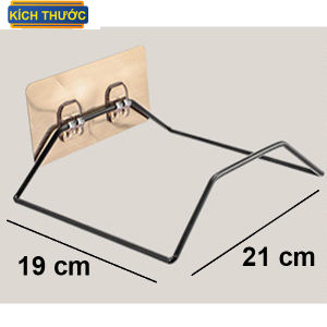 Móc Treo Dính Tường Chịu Lực Kệ để thau chậu Size 21x19 cm