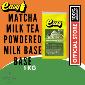 Easy Brand Matcha Milktea Powder Base 1Kg -Elevate Your Tea Experience