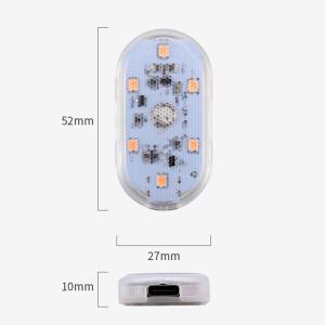 5V đèn nội thất xe hơi xe không dây đèn trần sạc USB xe trong nhà đèn không khí cho cửa tự động chỗ ngồi trong nhà cho cốp xe ô tô hộp lưu trữ