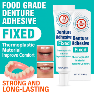 Food Grade Thermoplastic Fitting Beads Temporary Tooth Repair Kit DIY Denture Adhesive Gap Filler False Teeth Glue