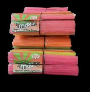 Sedotan Stabilo dan Sedotan Cap AAA/Sedotan ES Higienis Drinking Straw/Bersih dan Higienis/ isi per 10 bungkus/ISI 400 PCS