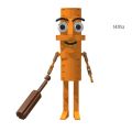 BEIBEI 🚀จัดส่งจากไทย🚀tung tung tung sahur ตัวต่อ ซีรี่ส์ tralalero tralala toy AI Spoof building block. 