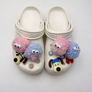 Crocs jibbitz quyến rũ Phụ Kiện Giày ELF tóc bóng Wallace và Gro MIT Dog có thể tháo rời giày tự làm khóa cho CROCS