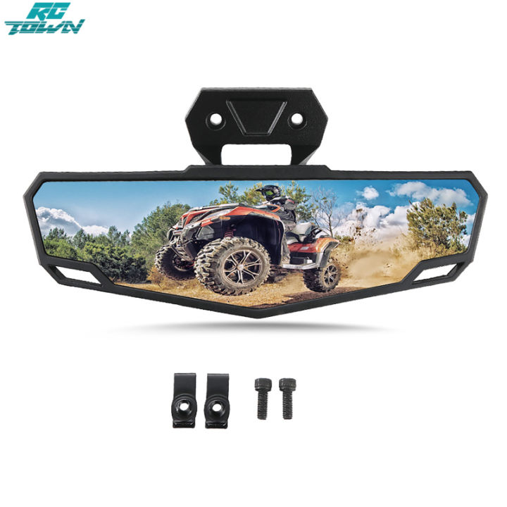 BraveWAY UTV RZR Rear View Mirror LED Light With White LED