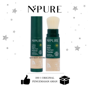 Npure Cica Beat The Sun Sunscreen Powder SPF30 Sunscreen Tabur Perawatan Wajah