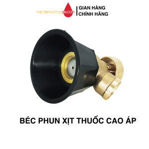 Béc phun xịt  cao áp bằng đồng lổ 1.5mm và 1.2mm có núm chỉnh tầm phun