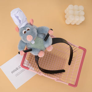Bando Kain Tipis Karakter Boneka Ratatouille Headband Cosplay Motif Kartun Bandana Lucu Karakter Hewan Fashion Aksesoris Rambut Wanita Anak Dan Dewasa LOOKIS