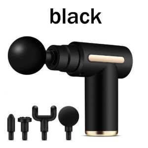Goldstar Electronic Massage Gun chargeable High Frequency Vibration Body Muscle Relaxing Pain Relief Portable Fascia Gun massager vibrating device
