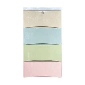 เพิ่มหนาตู้ลิ้นชักพลาสติก มีล้อ สีสลับ ไม่มีกลิ่น ปลอดสารพิษ เป็นมิตรกับสิ่งแวดล้อม ล็อคได้