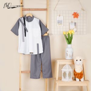 Setelan Koko Anak  BILAL BY MD KIDSWEAR Lengan Pendek 2-10 Tahun