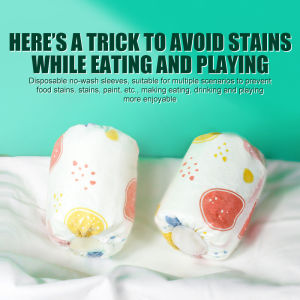 Childrens disposable sleeves non-woven waterproof and anti-fouling individually packaged sleeves