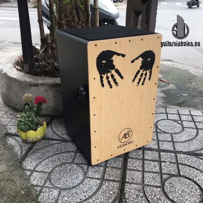 Trống cajon AB mẫu mã độc lạ - Có tay chỉnh kèm bao dù chống nước - Bảo hành 1 năm trống chính hãng