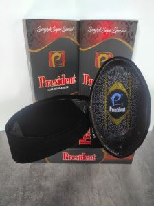 Songkok Peci Kopiah President Super AC Bludru Hitam