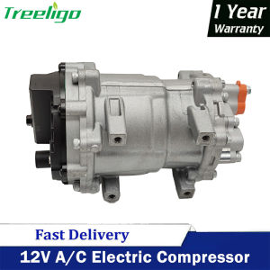Treeligo 12v electric air conditioner compressor New energy vehicle Electric compressor refrigeration for Car Truck Bus Boat