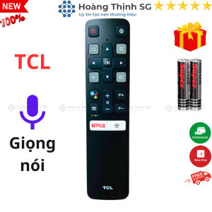 Remote điều khiển tivi TCL Mã 07 Giọng Nói 2020 điều khiển TV TCL Smart các dòng tivi internet - Tặng kèm pin - HTSG