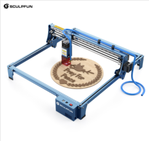 【Ready Stock】SCULPFUN S10 Laser Engraving Machine 10W high-density La-ser Engraver High-speed Air Assist Industrial-grade Carving Precision 410x400mm Engraving Area All-metal structure Fast Assembly design with Detachable Eye Shield