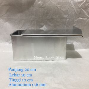 Loyang Roti Tutup  20x10x10 cm/cetakan roti tawar tutup/Loyang roti tawar/cetakan roti/Loyang/cetakan kue/alumunium/bisa cod