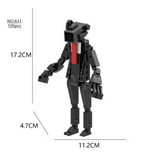 FENAFE【💓️️BEST💓】Skibidi Toilet TRI TITAN Cameraman/Titan Model Building Blocks Mainan Edukasi/Titan TV Man/Titan Cameraman/Titan Speakerman Skibidi Toilet Cameramen