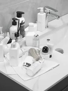 MEIDOO aluminum bathroom rack cosmetic storage/kitchen storage no-drilling wall-mounted toilet rack