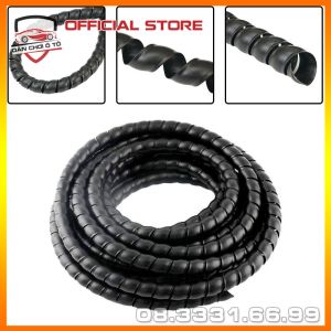 Cuộn dài 3 mét dây xoắn ruột gà dây bọc điện phi 6/8/10/12/16/20mm