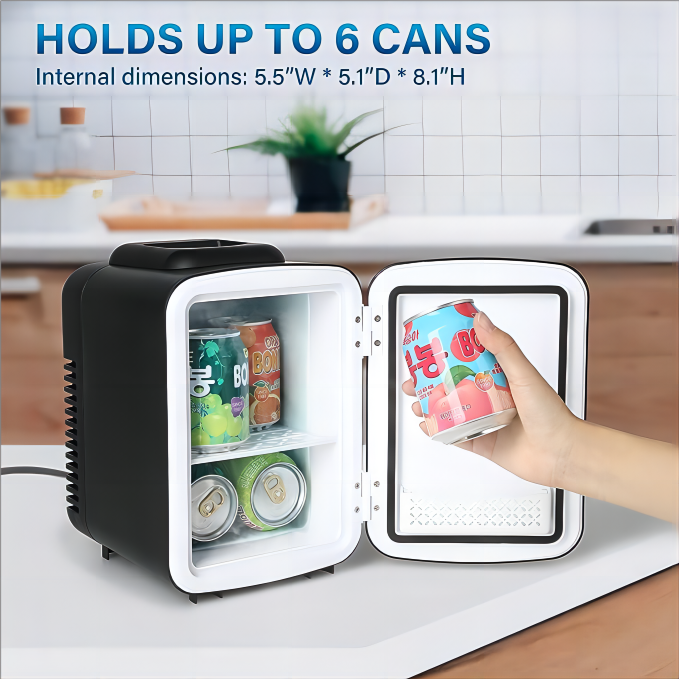 Small Refrigerator Portable Thermoelectric Cooler and Warmer Freezer ...