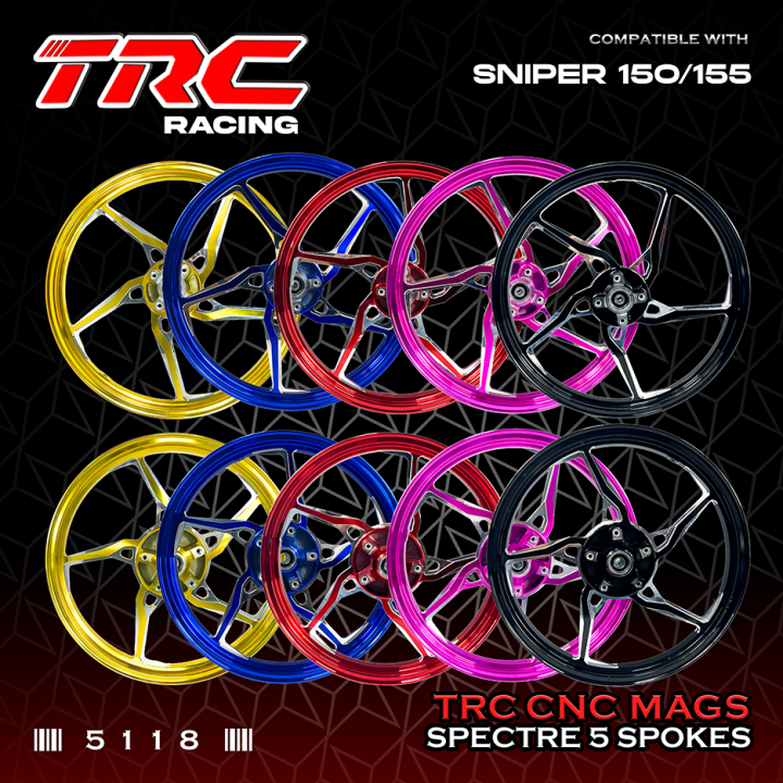 TRC CNC Mags Spectre 5 Spokes 1.6 x 1.6 x 17 Malaysian Concept Sniper ...