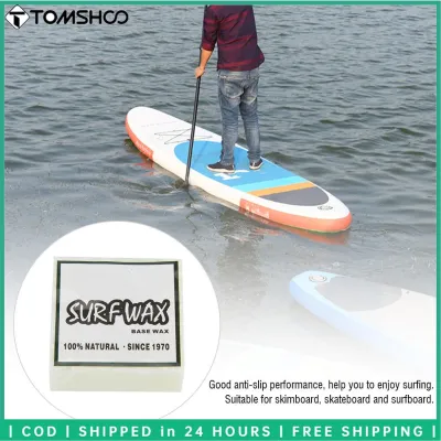 TOMSHOO Skimboard Wax Anti-slip All Natural Lightweight Durable Surfboard Wax Easy To Use High Quality for Skateboard for Surfing