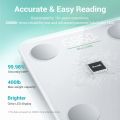Smart Scale for Body Weight, Digital Bathroom Scale BMI Weighing Body Fat Scale, Accurate Body Composition Scale Monitor for People's Health with Smartphone App, Compact Size, 400lb. 