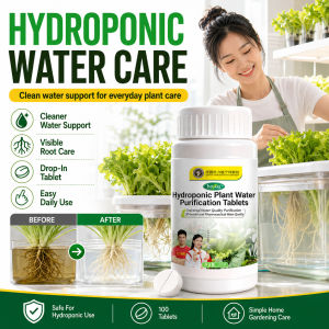 Hydroponic Water Purification Tablets Water Clarity Care Tablet Aquatic Plant System Cleaner Indoor Outdoor Hydroponic Garden Water Maintenance Plant Care Supplies